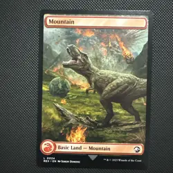 Mountain 0024 Universes Beyond: Jurassic World Collection REX MTG - Image 1
