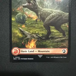 Mountain 0024 Universes Beyond: Jurassic World Collection REX MTG - Image 2
