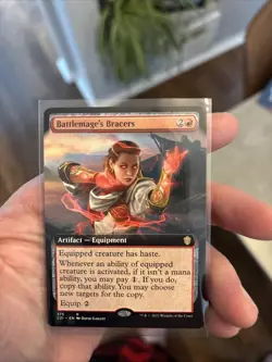 Battlemage's Bracers (Extended Art) Commander 2021 Regular - Image 1