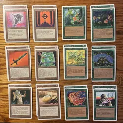 MTG: Vintage ‘95 Chronicles 92 Card Lot: Legends, Artifacts, Lands, X5 Color LP - Image 2