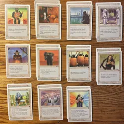 MTG: Vintage ‘95 Chronicles 92 Card Lot: Legends, Artifacts, Lands, X5 Color LP - Image 3