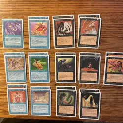 MTG: Vintage ‘95 Chronicles 92 Card Lot: Legends, Artifacts, Lands, X5 Color LP - Image 4