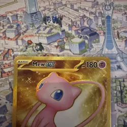 Pokemon Mew EX TCG 205/165 Scarlet & Violet 151 Holo Card - Image 3