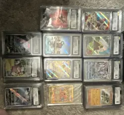 Pokemon TCG Graded Holo Foil 47pc Lot Standard Card cgcs lot - Image 1