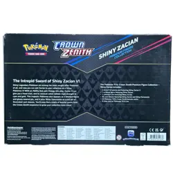 Pokemon Crown Zenith Shiny Zacian Premium Figure Collection Box 11 Booster Packs - Image 2