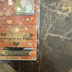 Pokemon Flareon EX RC6/RC32 Generations Radiant Collection Full Art Holo - Image 5