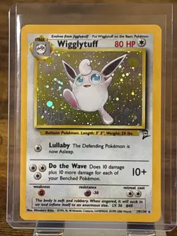 Pokemon TCG Wigglytuff Base Set 2 19/130 Holo - Image 1
