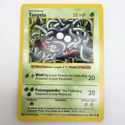 Pokemon TCG - Tangela - 66/102 - Shadowless - Base Set - Common Card LP+ - Image 1