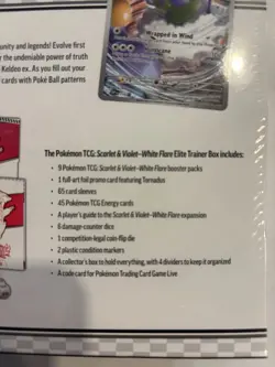 Pokemon White Flare ETB Elite Trainer Box Factory Sealed - Image 3