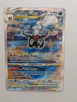 Darkrai VSTAR - GG50/GG70 - Pokemon Crown Zenith Galarian Gallery Ultra Card NM - Image 1