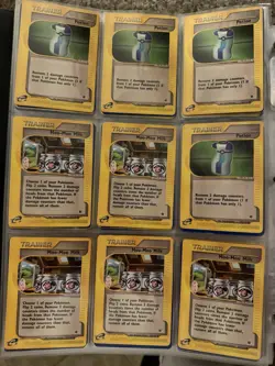 2002–2003 Pokemon EX Era Trainer Lot – Expedition / E-Reader –Oak, Copycat, Elm - Image 2
