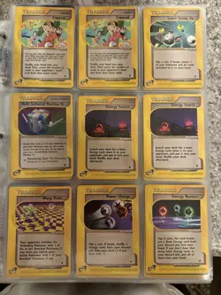 2002–2003 Pokemon EX Era Trainer Lot – Expedition / E-Reader –Oak, Copycat, Elm - Image 3