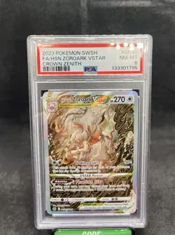 Pokemon Hisuian Zoroark VSTAR GG56/GG70 Crown Zenith PSA 8 Ultra Rare Holo - Image 3