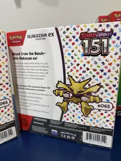 2 Pokemon TCG Scarlet & Violet 151 Alakazam ex Collection Box Booster Promo - Image 2