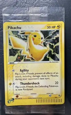 2 SEALED 2003 POKEMON PIKACHU 12 holo black star promos & MEOWTH 13 LOT - Image 3