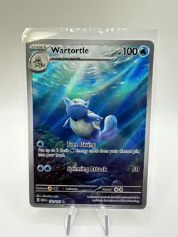 Pokemon Scarlet & Violet Wartortle IR 171/165 151 Series NM Condition - Image 1