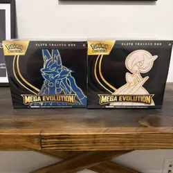 Pokemon TCG Mega Evolution ETBs Lucario & Gardevoir Set Of 2 Factory Sealed New - Image 1
