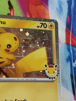 Pokemon Temporal Forces #51/162 Pikachu Stamped Pokemon Day 2026 Cosmos Holo - Image 3