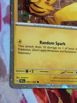 Pokemon Temporal Forces #51/162 Pikachu Stamped Pokemon Day 2026 Cosmos Holo - Image 4