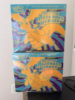 Pokemon TCG Ascended Heroes ETB Elite Trainer Box Sealed LOT OF 2 SHIPS FAST - Image 1