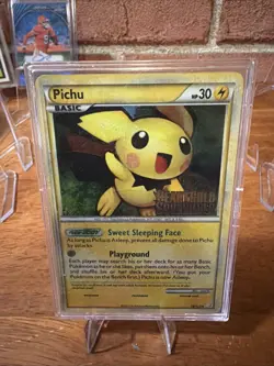 Pichu Holo 28/123 Heartgold Soulsilver Prerelease Promo Pokemon MP/HP - Image 1