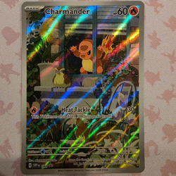 Pokemon TCG Charmander 044 Promo Full Art Holo Black Star Promo NM Condition - Image 1