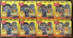 2026 POKEMON DAY COLLECTION BOX LOT X8 MEGA EVOLUTION PHANTASMAL FLAMES 24 PACKS - Image 1