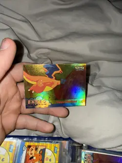 Pikachu’s Vacation Trapped Charizard Holo Pokemon Topps Movie Edition Holo Foil - Image 1