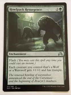 MTG Shadows over Innistrad Howlpack Resurgence 211/297 LP - Image 1