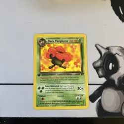 Dark Vileplume 30/82 Rare Team Rocket Non Holo WOTC 1st Edition Pokemon - Image 2