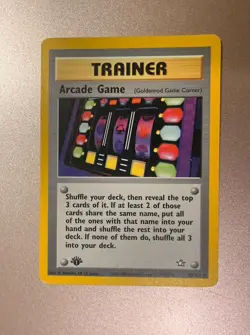 Arcade Game - 83/111 - Pokemon Neo Genesis 1st Edition - Image 1