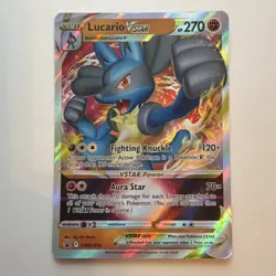 Pokemon Lucario VSTAR SWSH291 Sword & Shield Promo Holo Vstar 270HP 120+ATK - Image 1