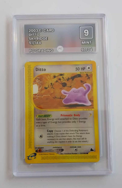 2003 Pokemon Skyridge 51/144 Ditto PG Mint 9 - Image 1