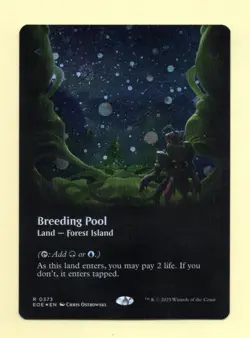 x1 2025 MTG Edge of Eternities GALAXY FOIL Breeding Pool RARE - UNPLAYED - NM/M - Image 1