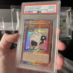 Yugioh Marshmao Yummy DOOD-EN024 Starlight Rare - PSA 10 - GEM MINT - POP 4 - Image 1