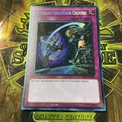Different Dimension Ground - Secret Rare 1st Edition RA04-EN101 - NM - YuGiOh - Image 1