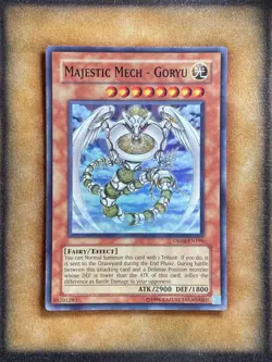 Yugioh Majestic Mech - Goryu DR04-EN196 Super Rare MP - Image 1