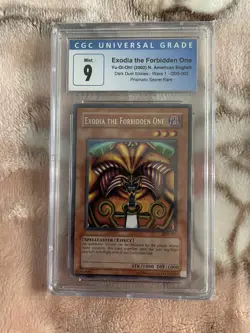 Yu-Gi-Oh Dark Duel Stories Exodia The Forbidden One DDS-003 CGC 9 MINT - Image 1