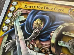 One Piece CCG TCG Dorry The Blue Ogre Gold Rare Holo Card NM - Image 3