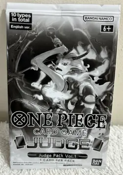 One Piece Card Game TCG Promo Judge Pack Volume 1 *Sealed English Version - Image 1