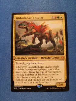 Gishath, Sun's Avatar Ixalan LP Magic MTG - Image 1