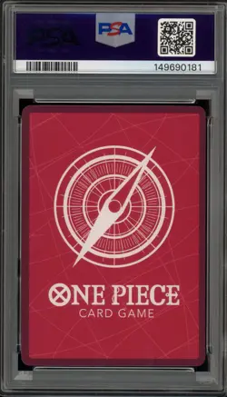 One Piece CCG Monkey.D.Luffy BVB X One Piece Match Day '25 Promo ST13-003 PSA 10 - Image 2