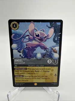 Disney Lorcana Card Angel Experiment 624 Legendary Winterspell - Image 1