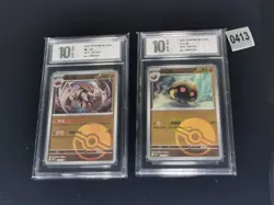 Pokemon Chinese Card Kabutops 151C-141/151 Kabuto 151C-140/151 Pyxis 10 - Image 1