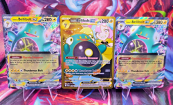 Pokemon TCG Ionos Bellibolt ex 188/159 JT Gold Hyper Rare NM 2 Free ex Cards - Image 1