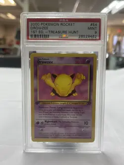 PSA 9 2000 POKEMON CARD 1ST EDITION - DOWZEE %54 - Image 1