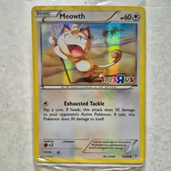 2016 MEOWTH 53/83 Pokemon TCG Toys R Us Promo Holo Generations Card. SEALED NIP - Image 2