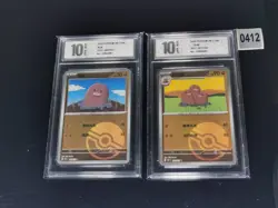 Pokemon Chinese Card Diglett 151C-050/151 Dugtrio 151C-051/151 Pyxis 10 - Image 1