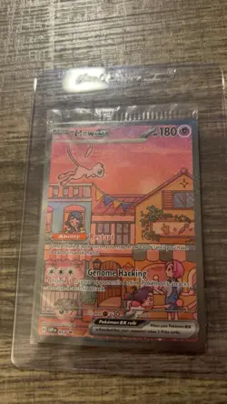 Pokemon Mew EX SVP: Scarlet & Violet Promo Full Art Holo Card Sealed - Image 1