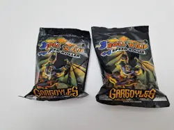 Gargoyles Roll 'N Flip Vintage Rare Collectible Sealed x 2 Packs - Image 1
